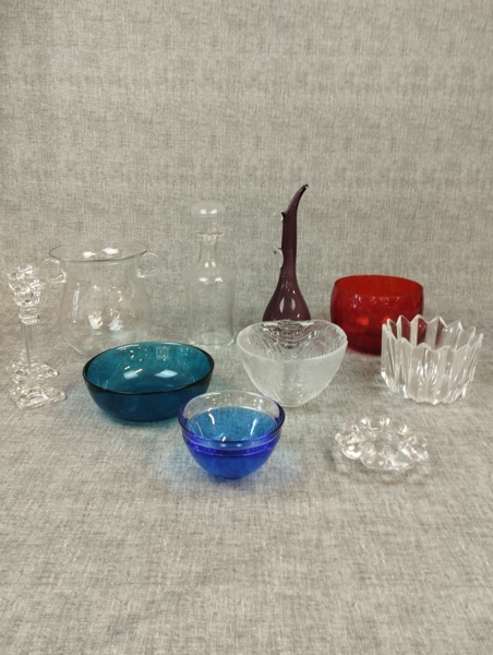 Diverse glas. Bl.a Orrefors, Kosta m.m.