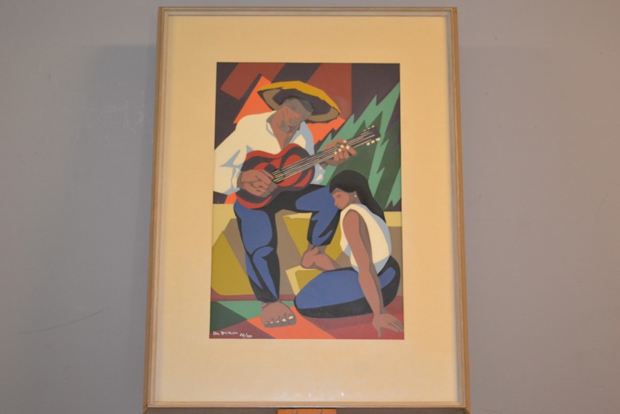 STEN ERIKSSON. Litografi, signerad & numrerad 76/100.