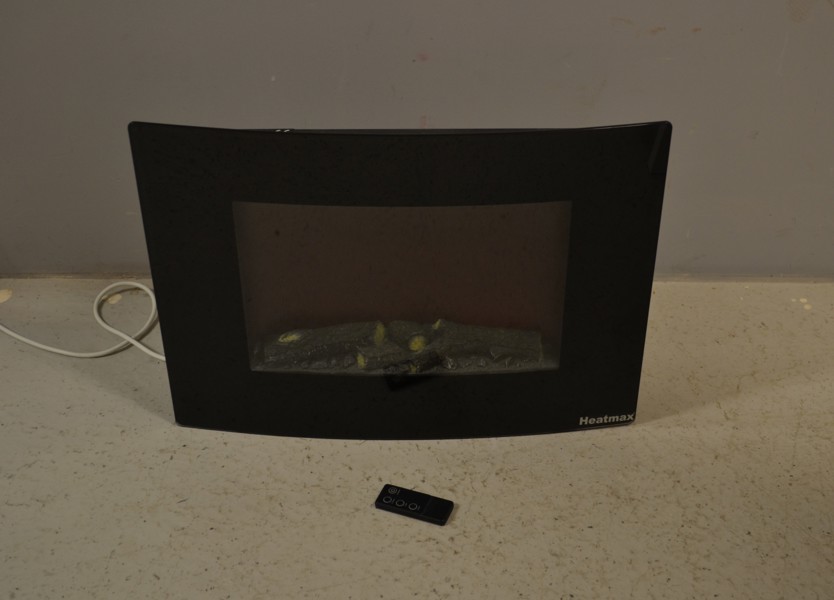 Dekorationskamin till vägg. Electrik Heater, Harald Nyborg.