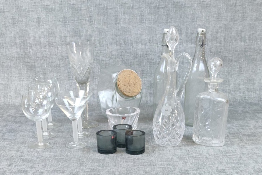 Diverse glas. Bl.a Iittala, Orrefors, Duka m.m.