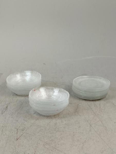 TAPIO WIRKKALA. "Solaris", 8 Assietter & 8 skålar, iittala.