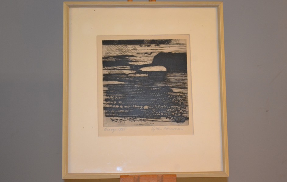 BJÖRN FORSMAN. Gravyr, signerad & daterad 1965.