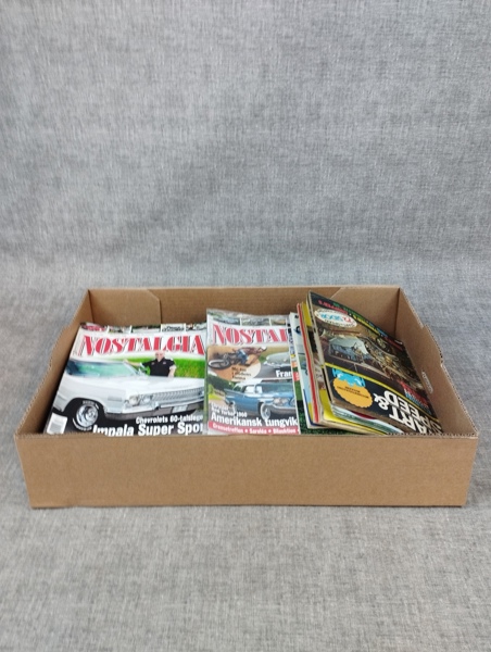Diverse bil-tidningar. Mestadels Nostalgia.