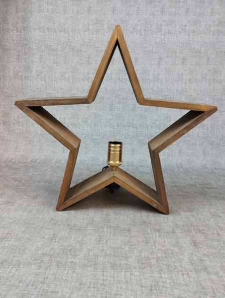 Fönsterlampa. Stjärna, Star-Trading.