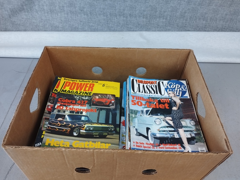 Biltidningar. Power Magazine & Bilsport Classic m.m.