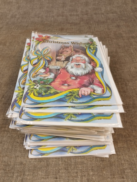 50 Kort med kuvert. JULKORT. Christmas Wishes.