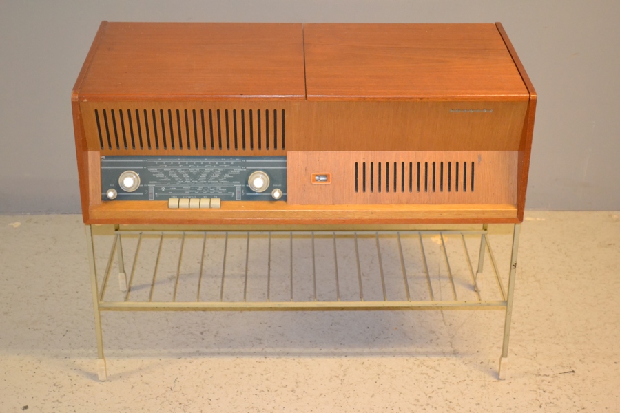 PHILIPS Radiogrammofon F5S84A, Teak.