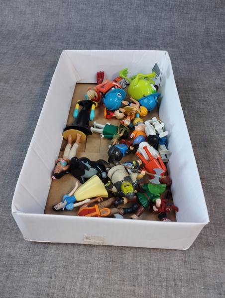 Diverse leksaker. Bl.a Playmobil.