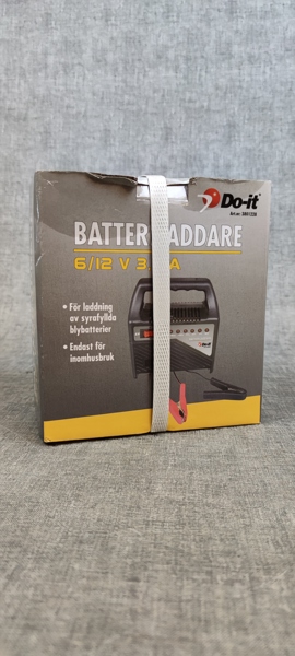 Batteriladdare. Do-it, oanvänd.