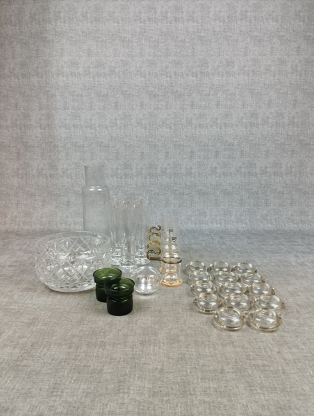 Diverse glas. Bl.a Orrefors, Iittala m.m.