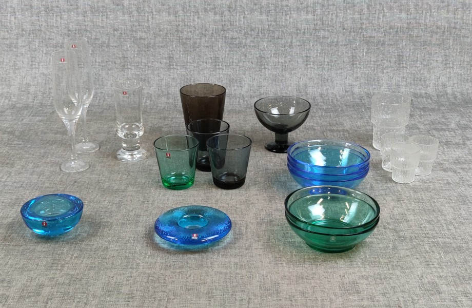 Iittala. Bl.a Kaj Franck, Kerttu Nurminen m.m.