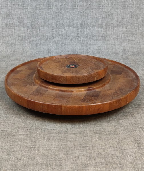 Snurrbricka. Teak, Digsmed Danmark, Lazy Susan.