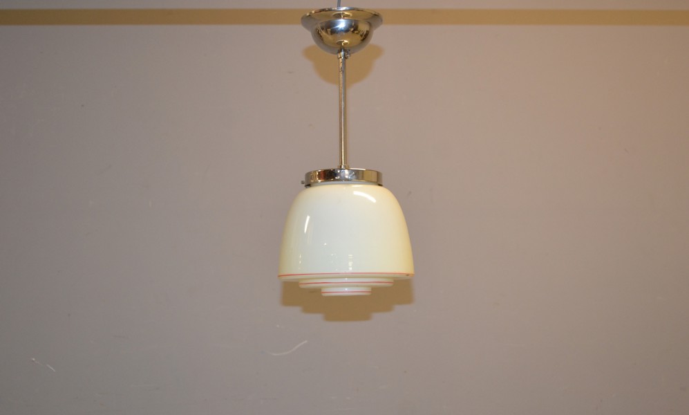 Taklampa. Funkis, 1950-60 talet.