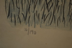 EKE BJERÉN. Litografi, signerad, daterad -73 & numrerad 16/190.