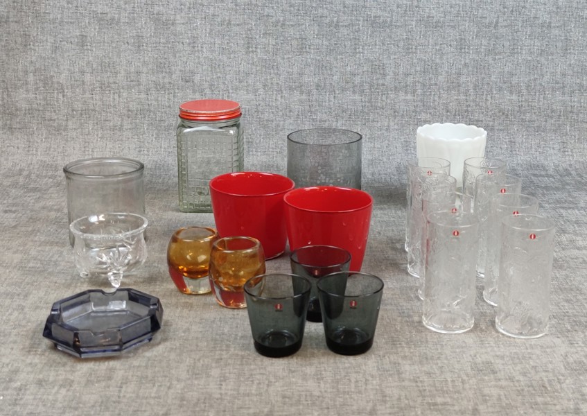 Diverse glas. Bl.a iittala.