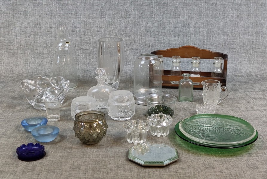 Diverse glas, Bl.a Boda, Orrefors m.m.