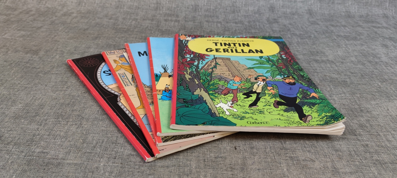 TINTIN. 5 Album.