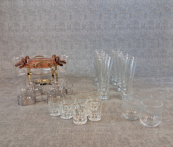 Diverse glas. Bl.a Iittala, NilsJohan, m.m.