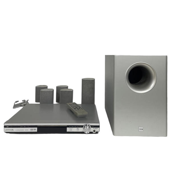 SURROUNDSYSTEM, med dvd-spelare, Canton och Panasonic SA-XR 15.