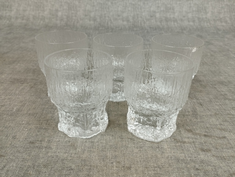 TAPIO WIRKKALA. 5 Glas. "Aslak", Iittala.