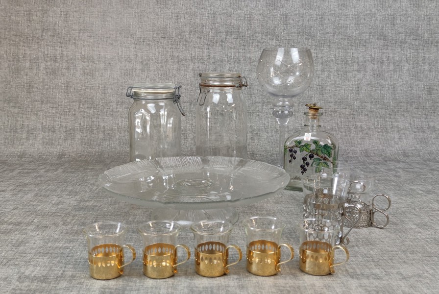 Diverse glas. Bl.a Holmegaard, Iittala, Luminarc m.m