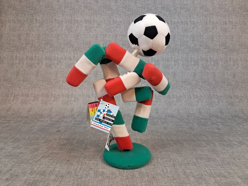 Maskot fotbolls-VM 1990 Italien.