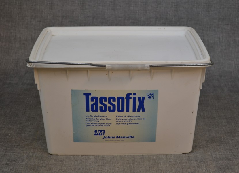 Tassofix. Lim för glasfiberväv, 15 Liter, obruten förpackning.