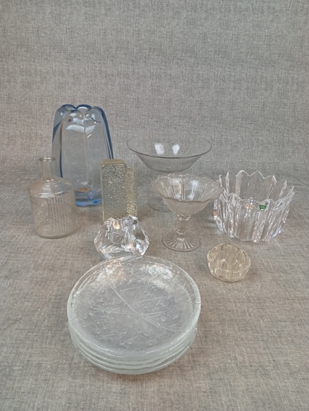 Diverse glas. Bl.a Orrefors, Kosta m.m.