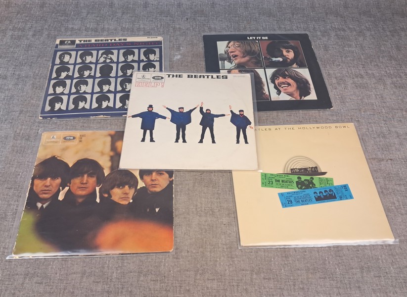 THE BEATLES. 5 Vinylskivor.