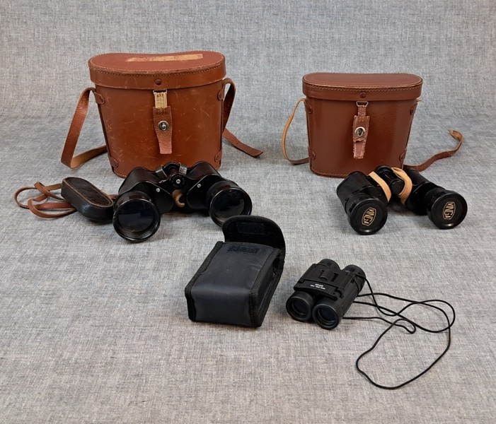 3 Kikare, Magna 7x50, Magnific 8x40 & Namnlös 8x21.