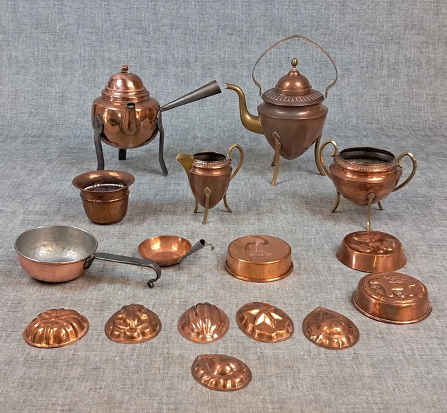 Diverse koppar. 1800/1900-talet.