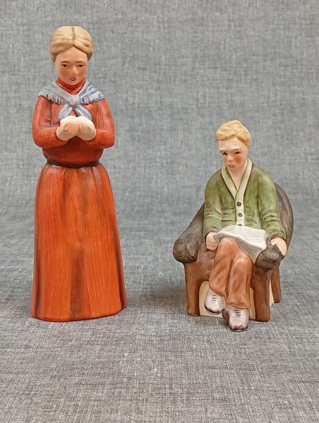 GOEBEL. 2 Figuriner.