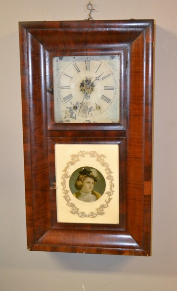 Väggur. Waterbury Clock Company, 1800-talet.