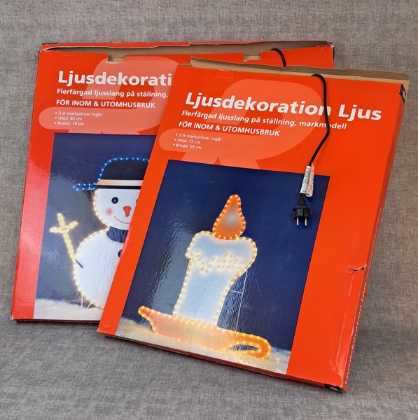2 Julbelysningar. 