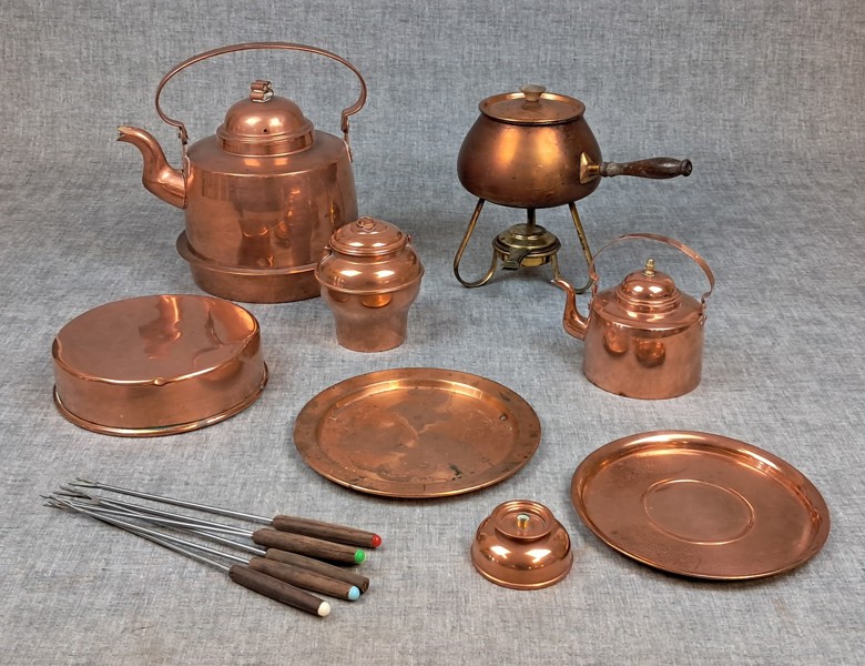 Diverse koppar. 1800/1900-talet.