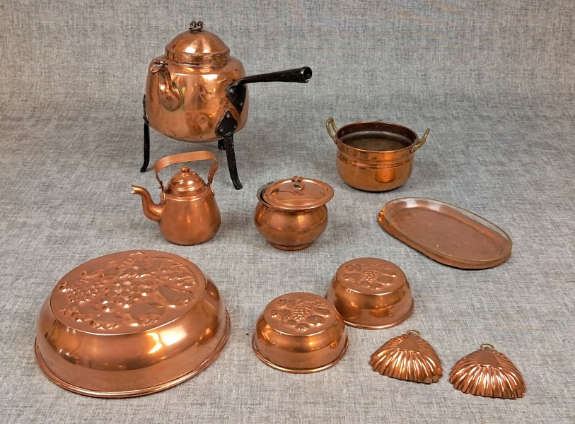 Diverse koppar. 1800/1900-talet.