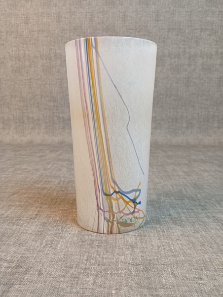 BERTIL VALLIEN. Vas. "Rainbow". Kosta Boda, signerad.