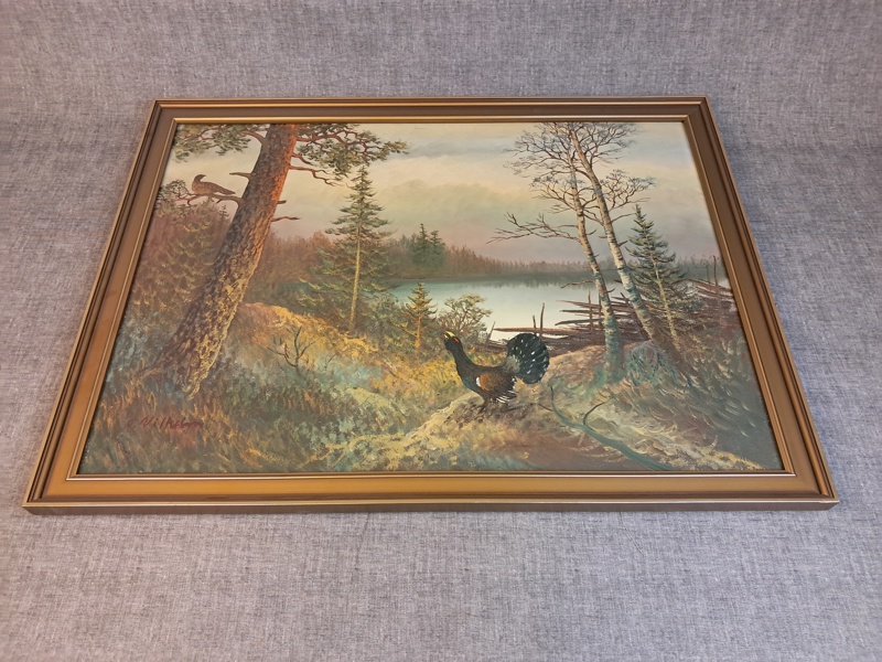 GÖSTA WILHELM. Olja på duk, signerad.