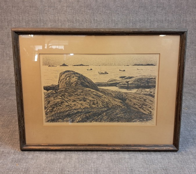 Roland Svensson. Litografi, signerad & numrerad 210/300.