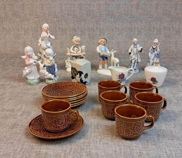 Diverse porslin & keramik. Bl.a TAMS, Bavaria m.m.