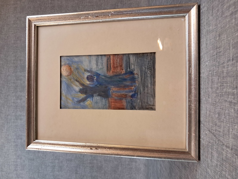 GILLIS SAHLIN, Pastell, signerad.