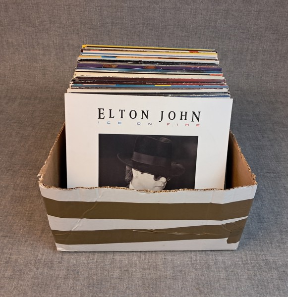 Diverse vinylskivor.