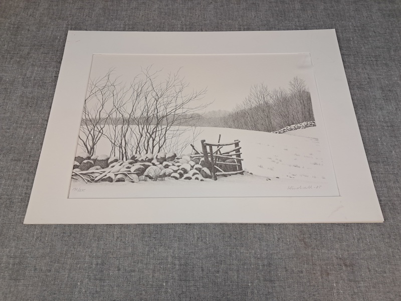 LENNART KINDVALL. Litografi, signerad & numrerad 192/275.