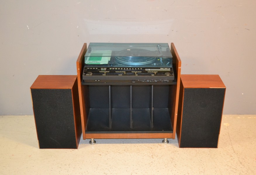 Stereo Luxor Dirigent 4200, Högtalare National Svenska AB & stereobänk.