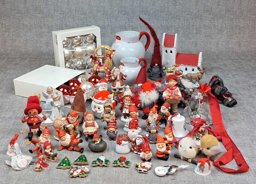 Diverse Jul. Bl.a figuriner.