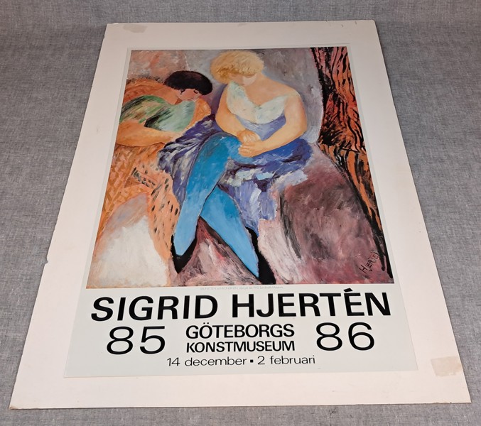 Affisch. Sigrid Hjärten.