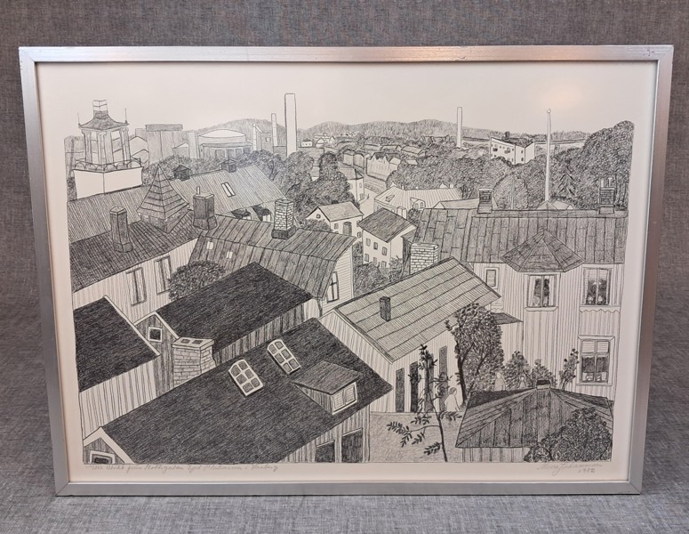 MONA JOHANSSON. Litografi signerad, daterad 1982 & numrerad 217/262.