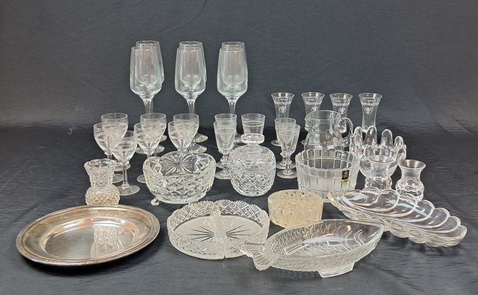 Diverse glas. Bl.a Rydberg, Kosta m.m.