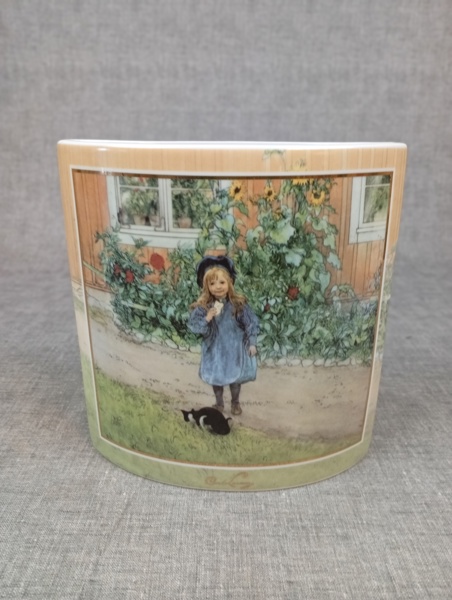 Vas, "Carl Larsson", Porslin, "Artis Orbis" Serien, Goebel.