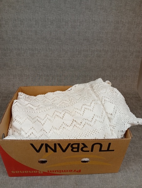 3 Virkade överkast.